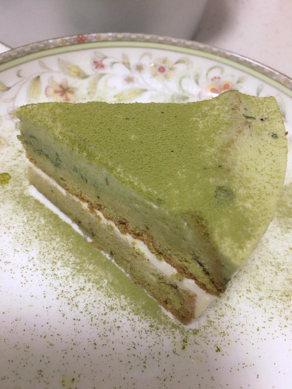 抹茶双享慕斯