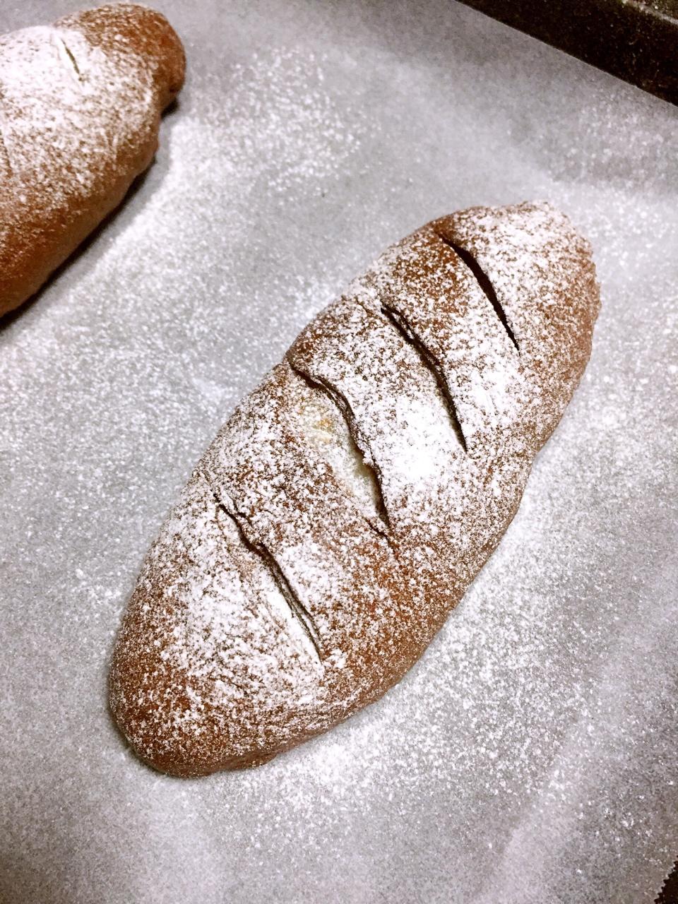 麻薯核桃夹心软欧包