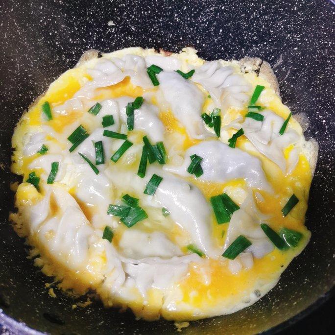 懒人快手抱蛋煎饺