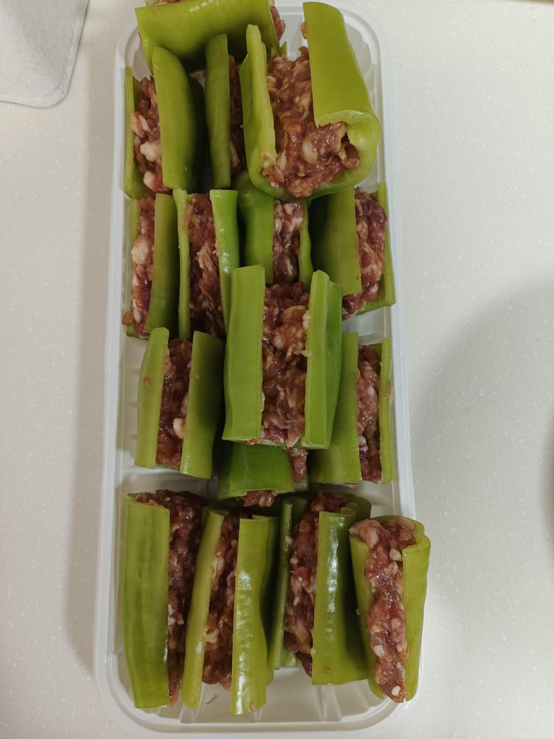 米饭杀手‼️虎皮青椒酿肉