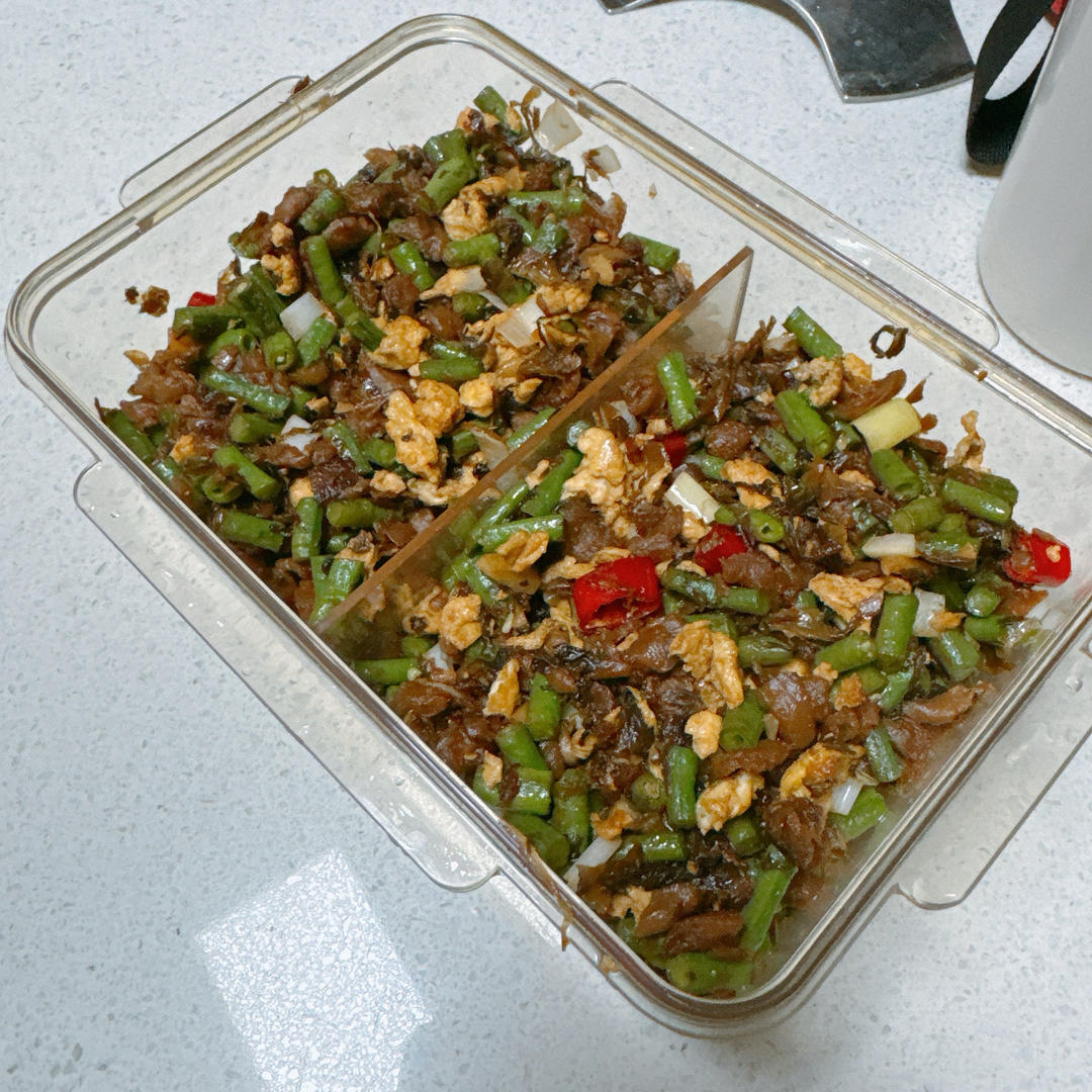 鸡蛋炒外婆菜(下饭菜)