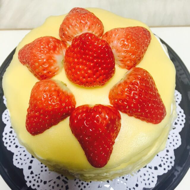 草莓千层饼