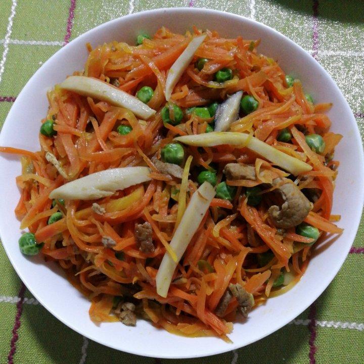 胡萝卜炒肉