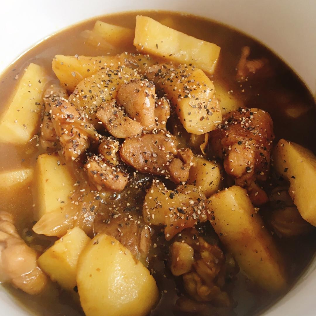 咖喱土豆鸡块