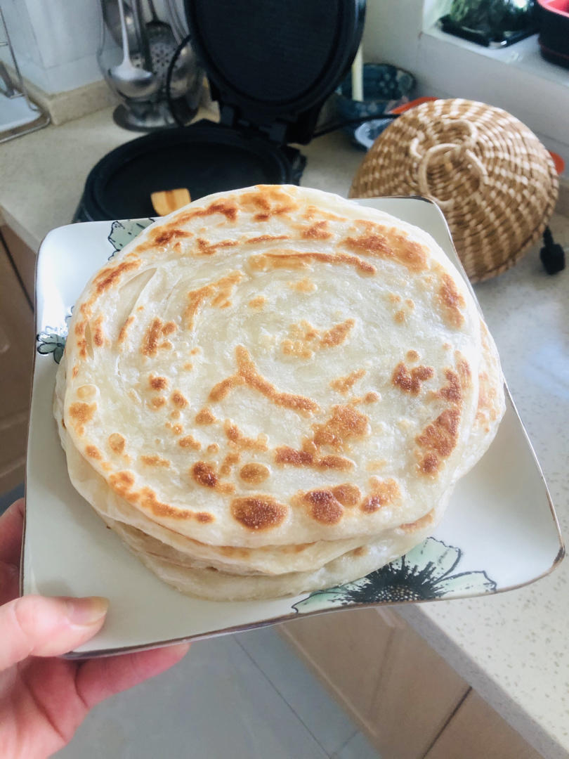 家常小油饼 凉了也不硬 柔软多层 附细节视频详解