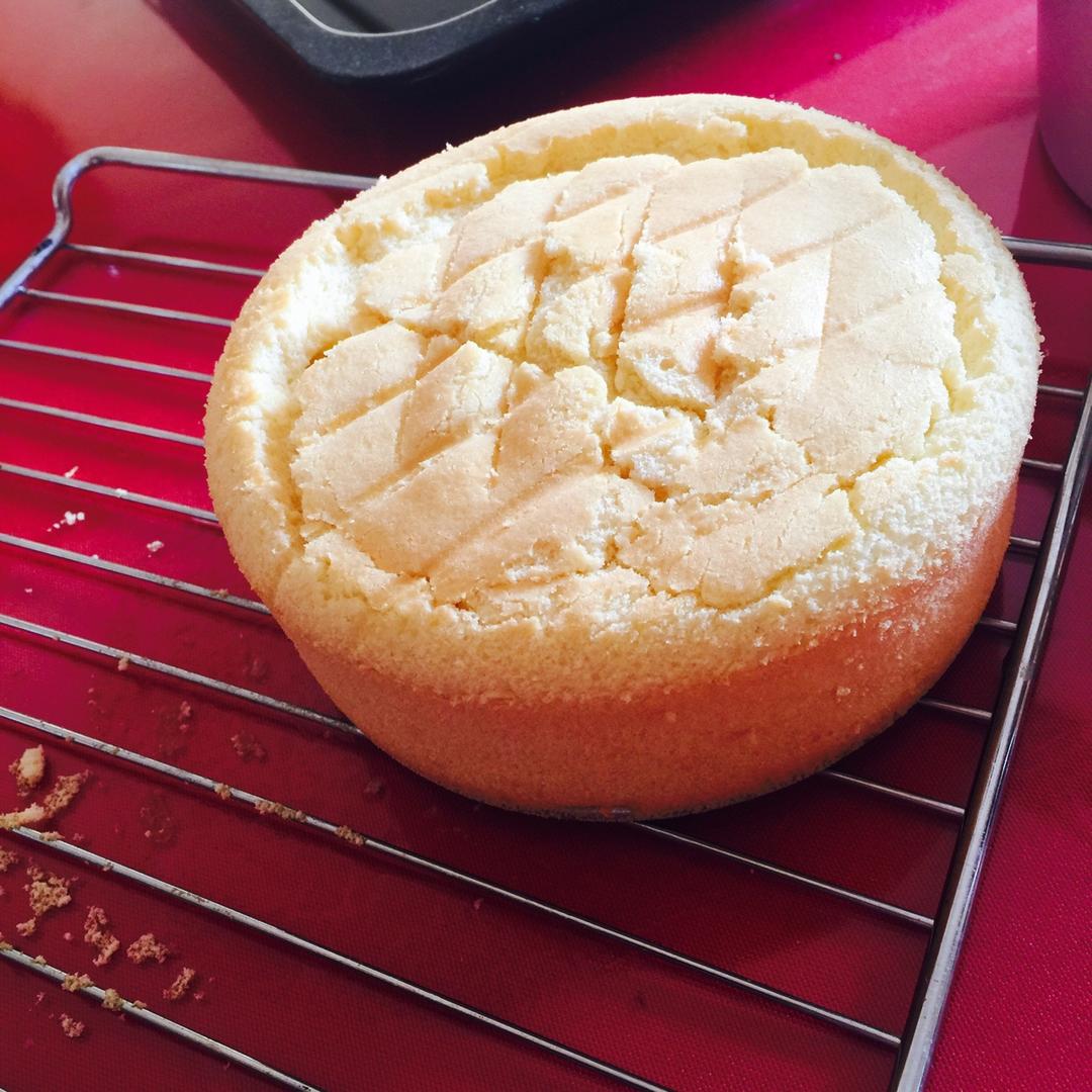 6寸原味戚风蛋糕