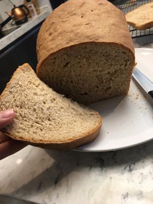 Whole wheat sandwich bread的做法 步骤6