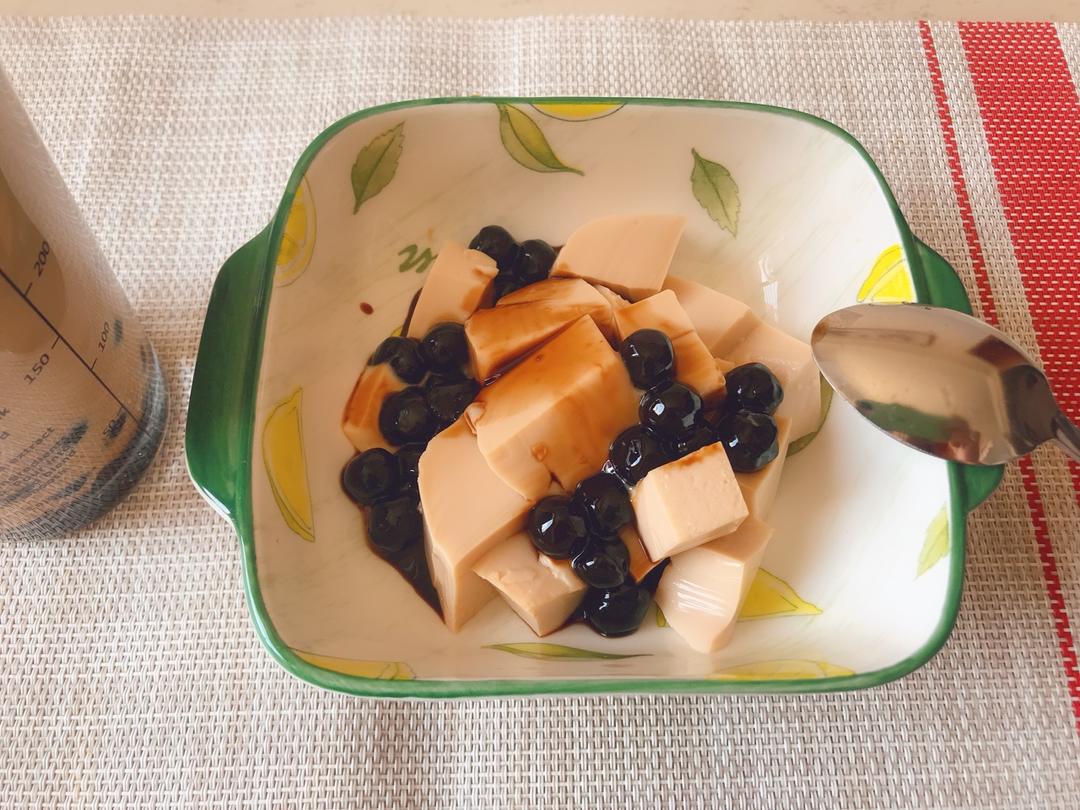 比喝奶茶更过瘾的珍珠奶茶冻