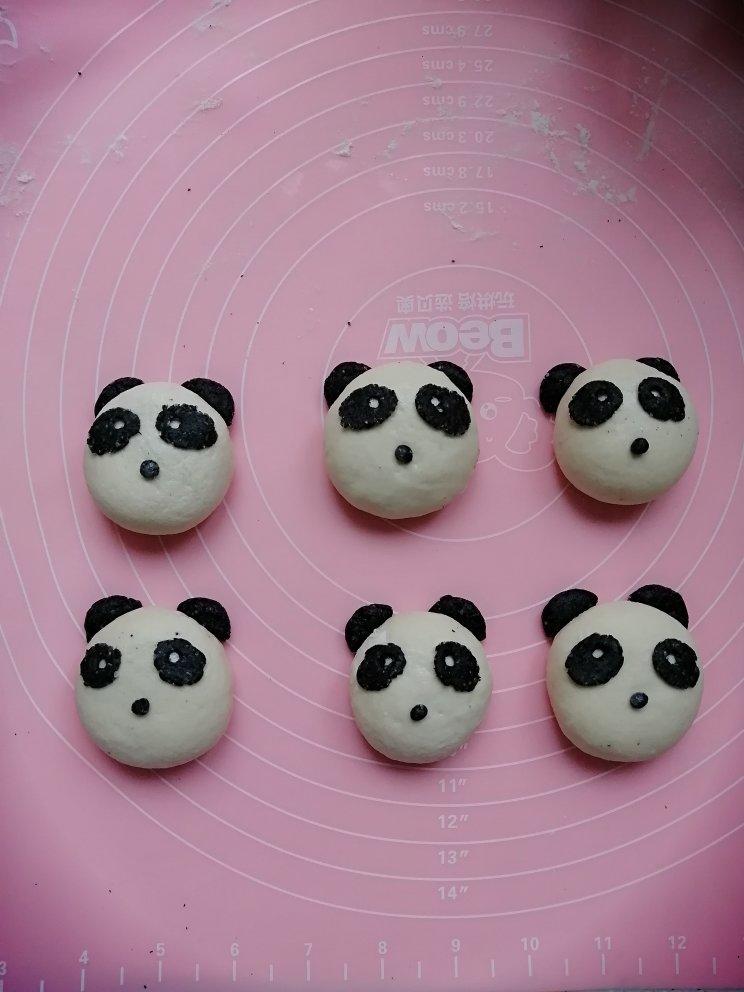熊猫豆沙包&紫薯包