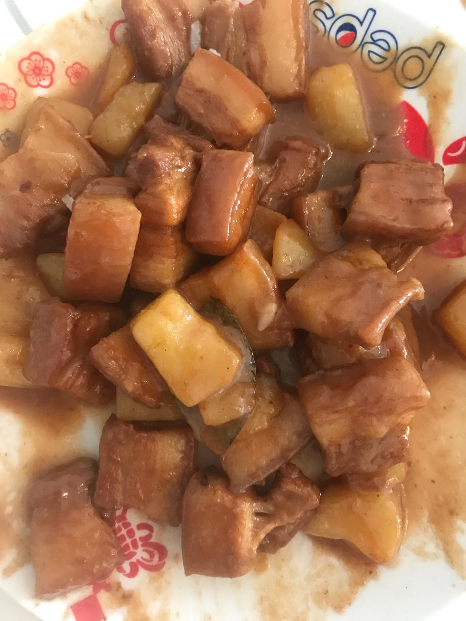 红烧肉炖土豆（丝毫不腻）