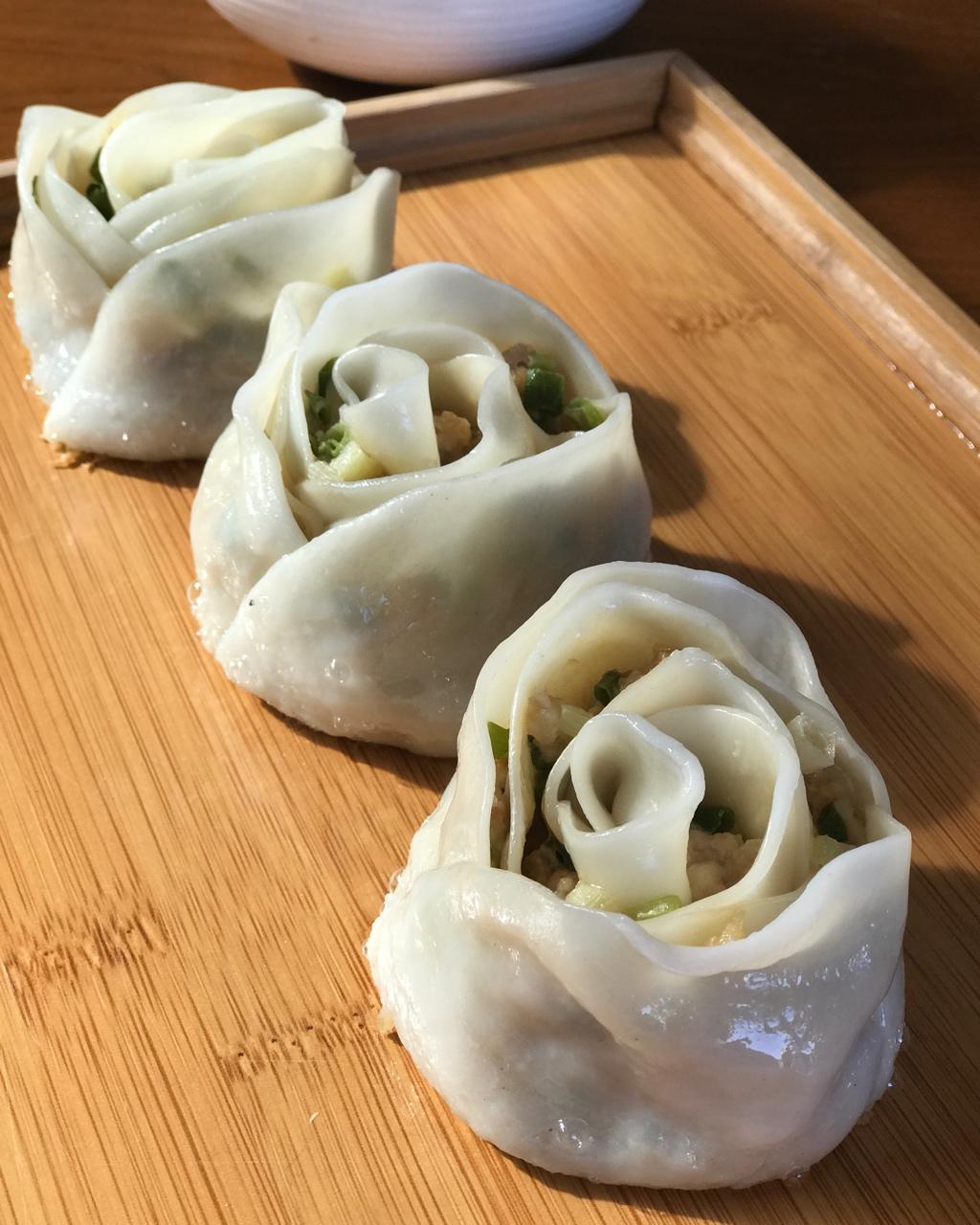 玫瑰花饺子