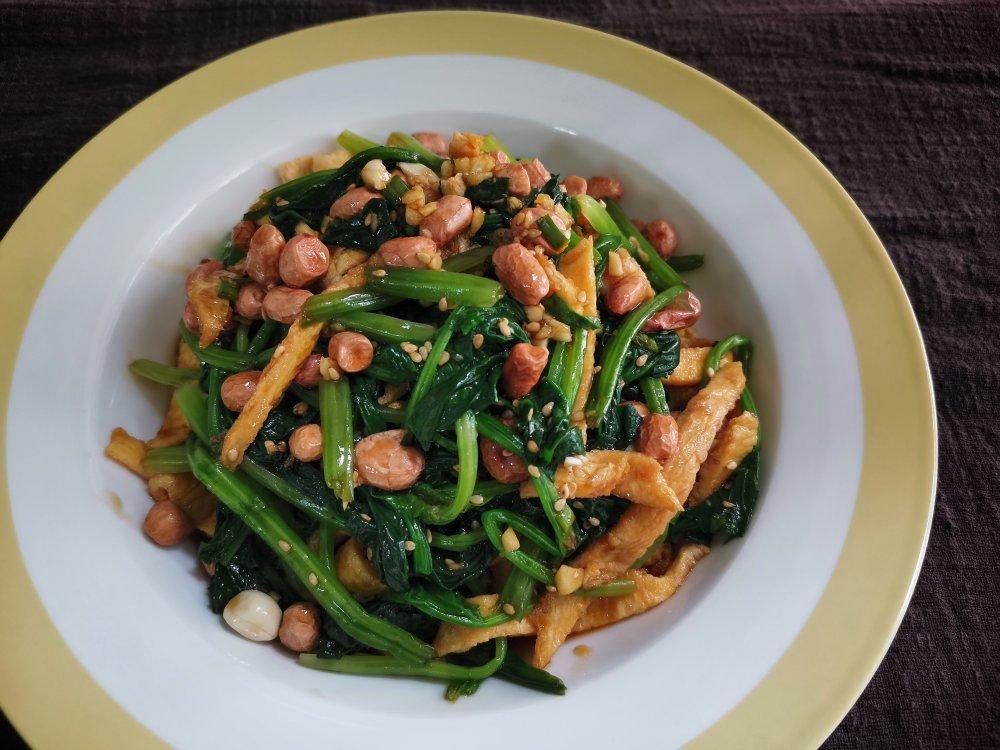 健康低脂凉拌菜—菠菜可以这样吃