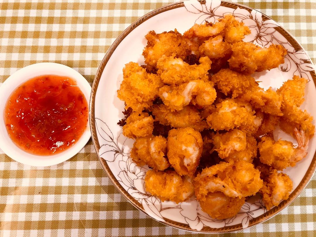 面包糠炸虾