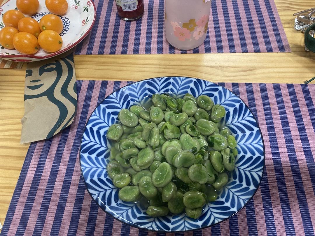 无比鲜美的葱油蚕豆