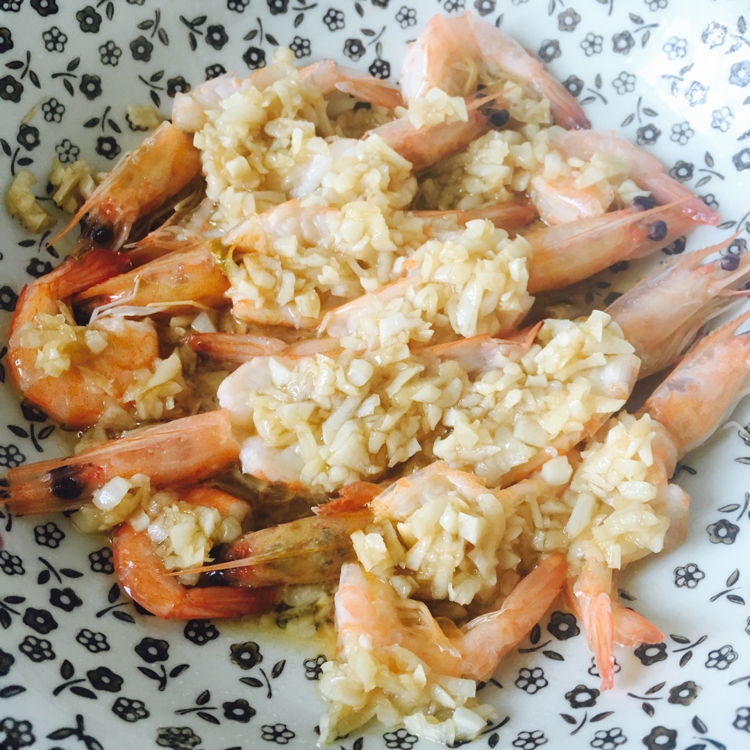 【曼食慢语】清蒸蒜蓉填虎虾