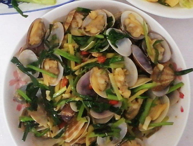 5分钟快手菜❗️秒杀路边摊爆炒花甲～好吃到爆