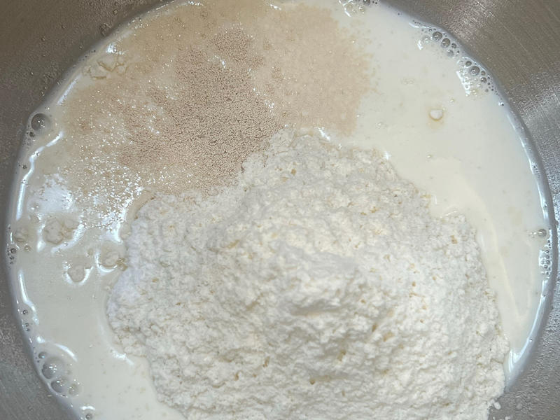 纯奶手撕吐司的做法 步骤1