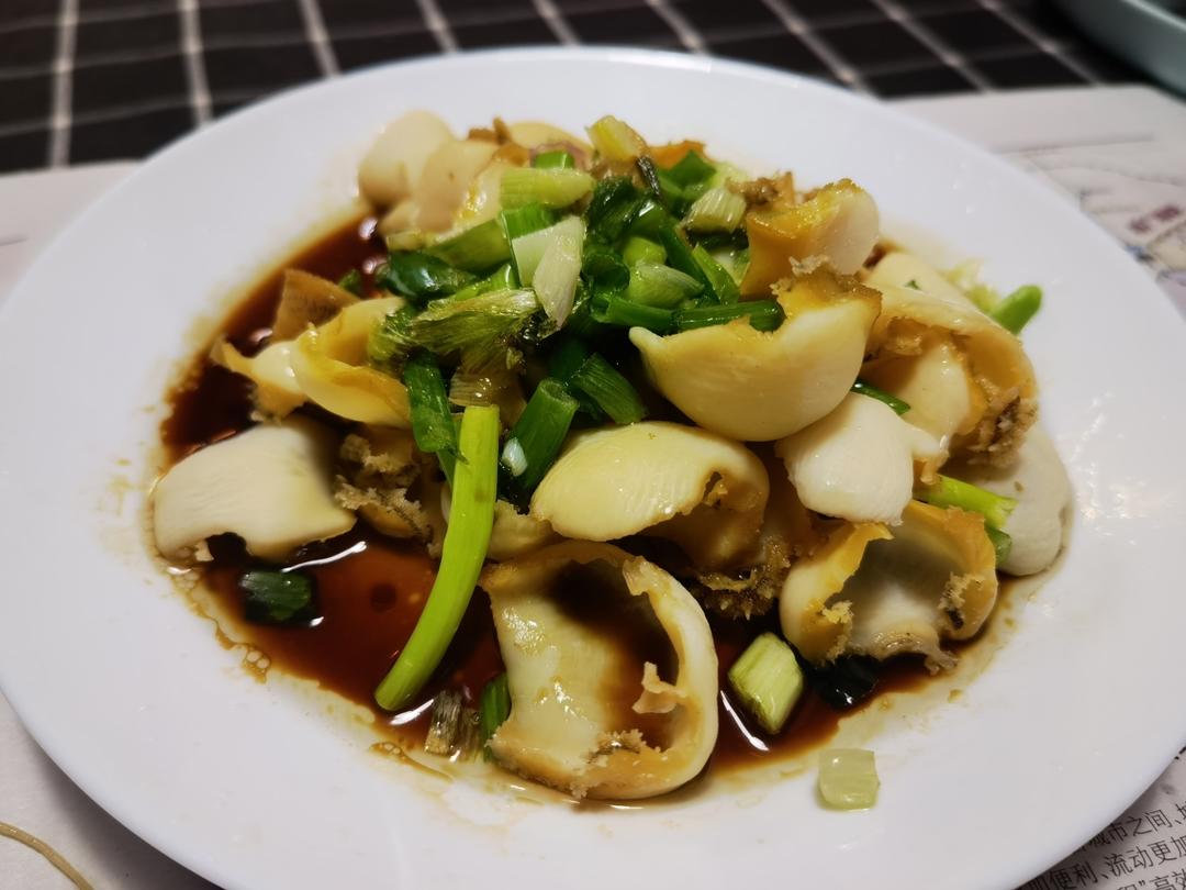 葱油鲍鱼片