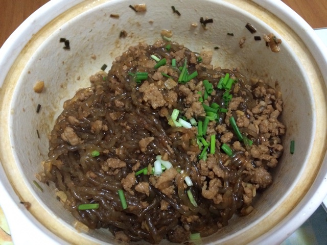 肉末粉丝煲