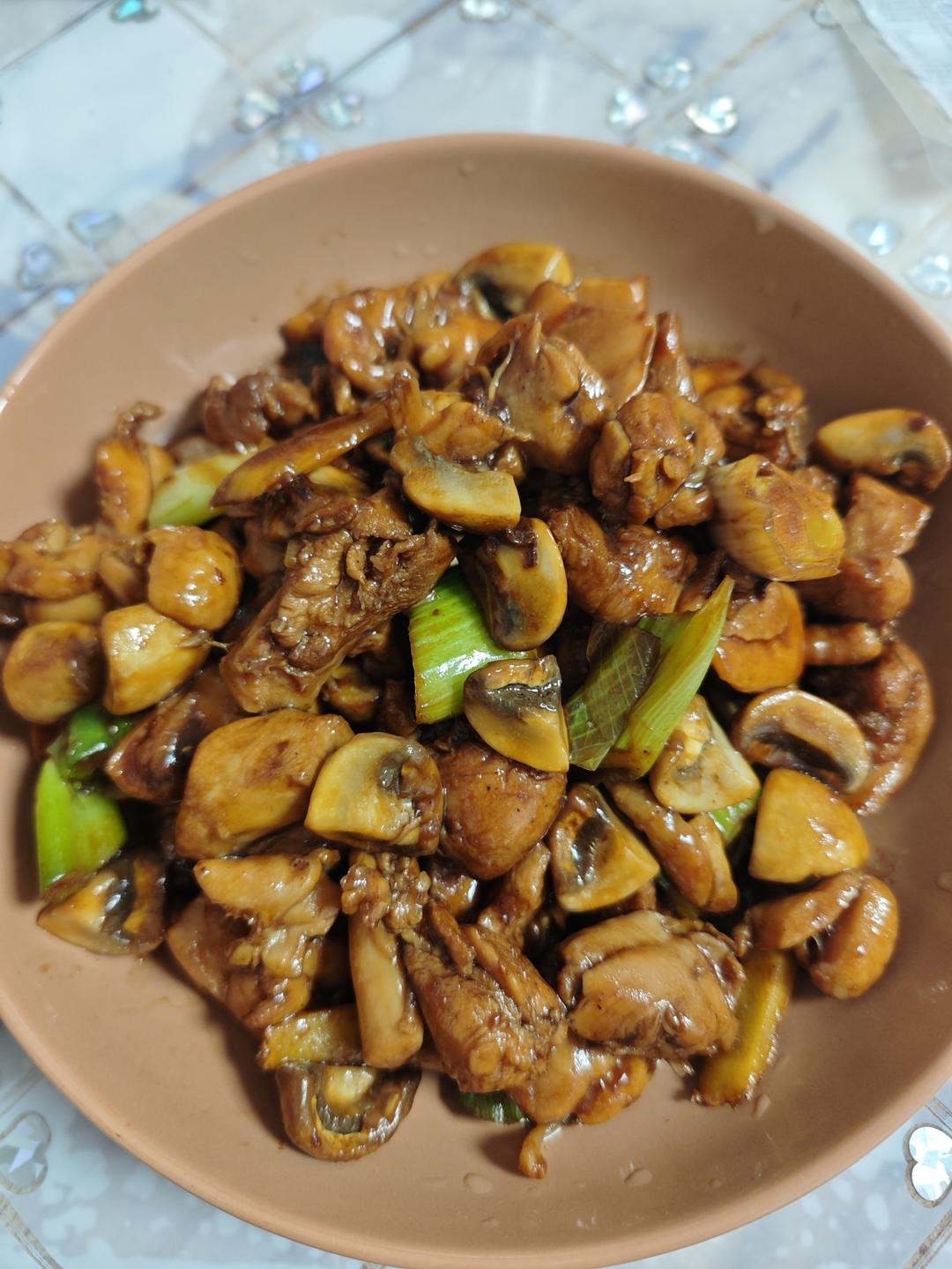 绝了～口蘑鸡腿真的好吃，简单快手