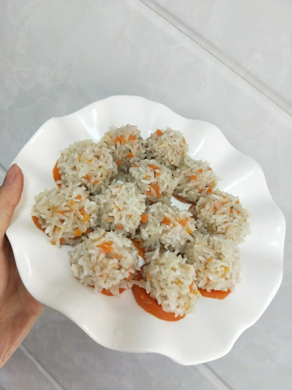蒸糯米丸子