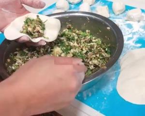 小白菜香菇素馅包子的做法 步骤12