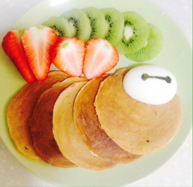 超级简单pancake【无黄油健康版】