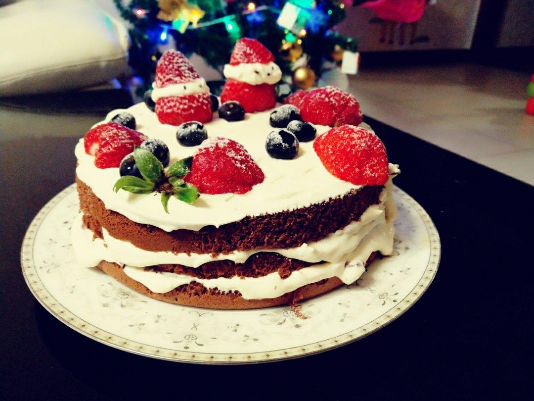 圣诞呆萌裸蛋糕