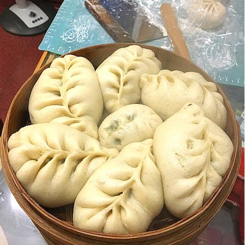 宝宝容做的节省一半时间的大包子(另付翠绿菜包子,肉包子,腹黑包子