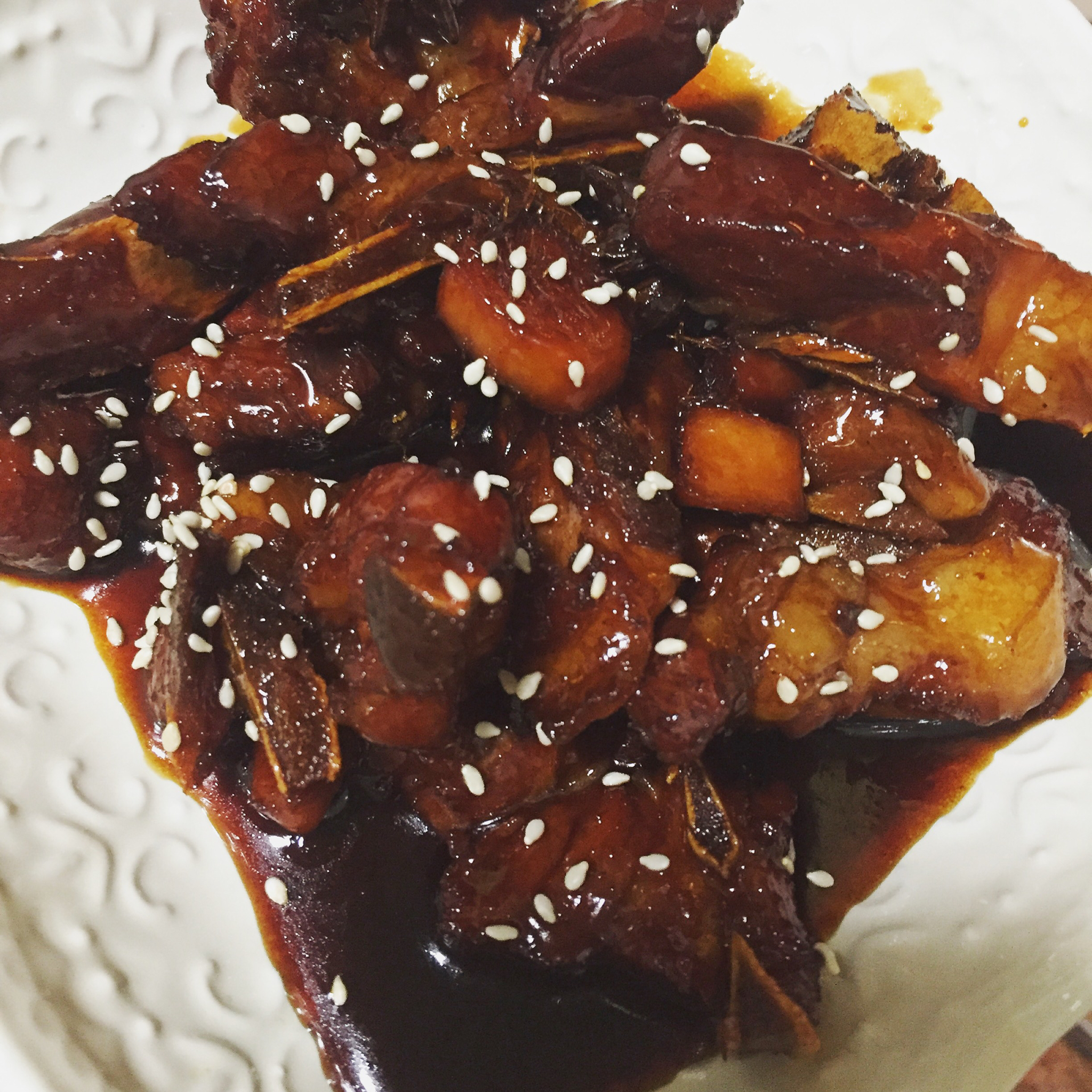 mayzhou做的超级好吃的红烧小排