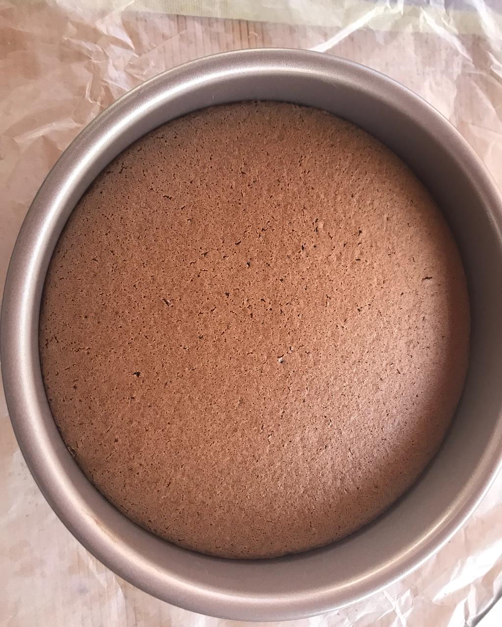 8寸可可戚风蛋糕