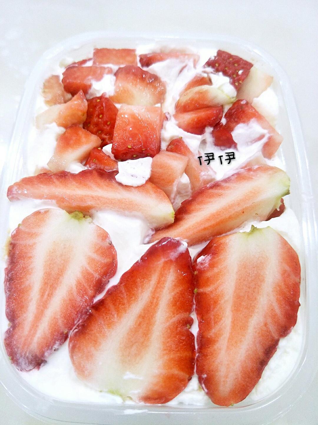简单快手的便当饭盒水果盒子蛋糕