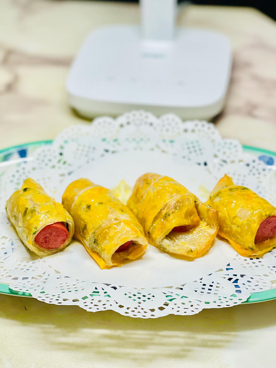 手抓饼也能做🥐可颂面包