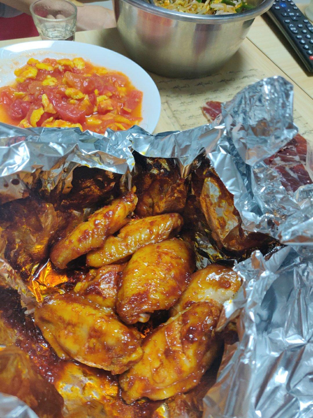 奥尔良烤翅～和KFC一样哦