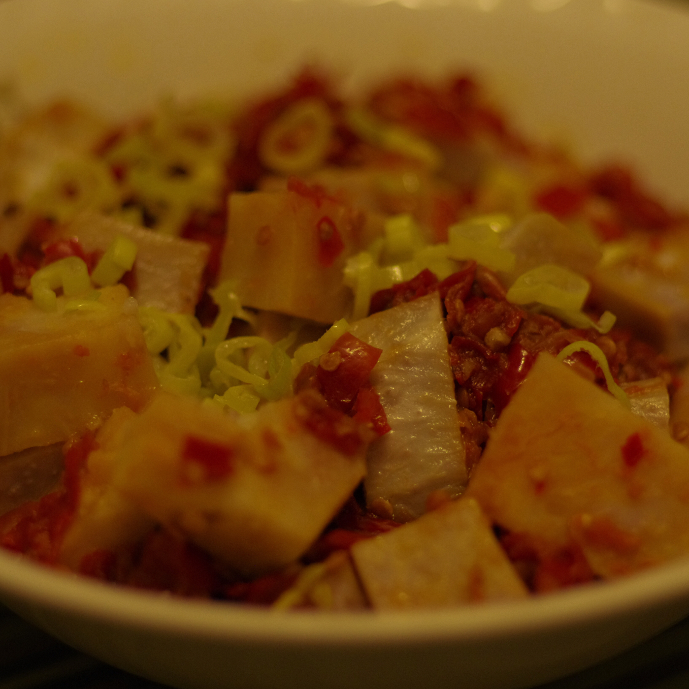 米饭杀手零失败—剁椒蒸芋头