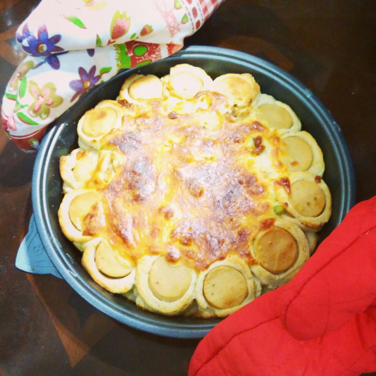 美味水果花边披萨
