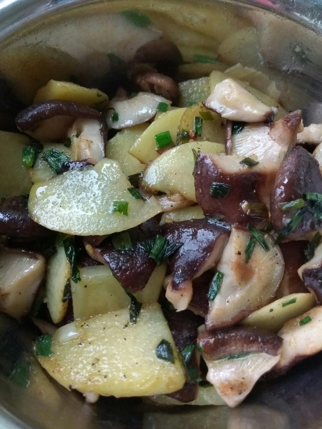 香菇土豆片