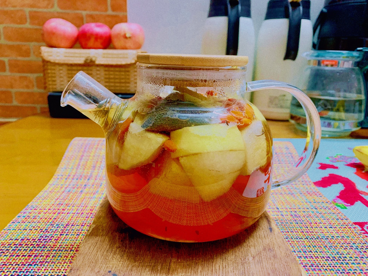 热饮-（苹果+梨）水果茶的做法