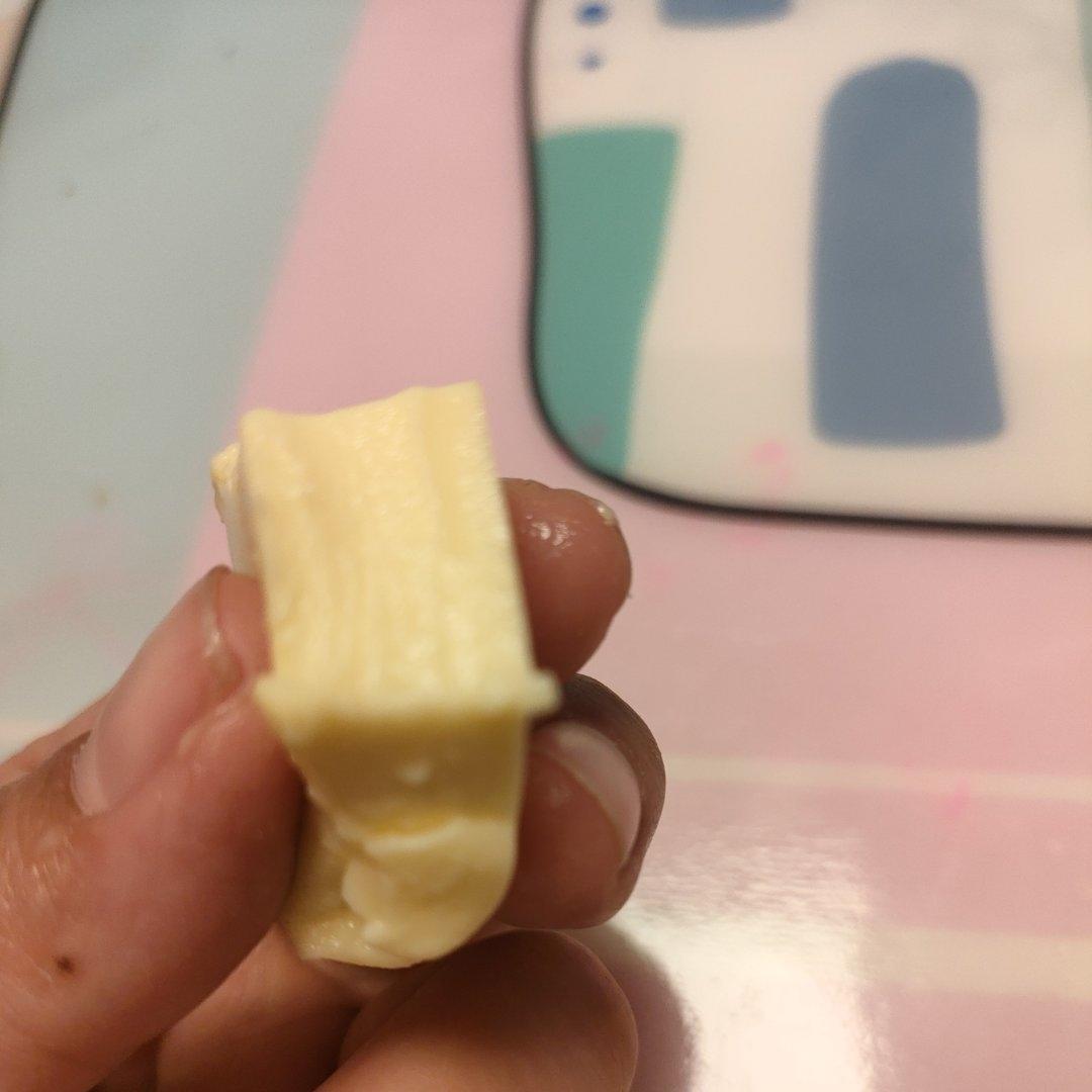 跟原版一模一样的百吉福奶酪棒🍭