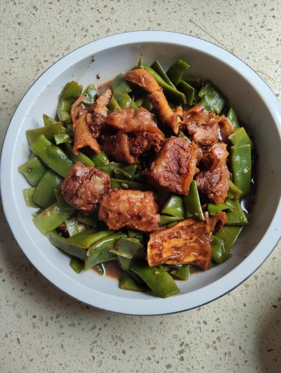 牛肉烩素鸡