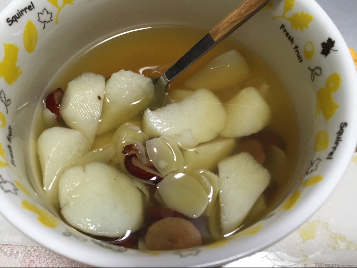 山药百合红糖水