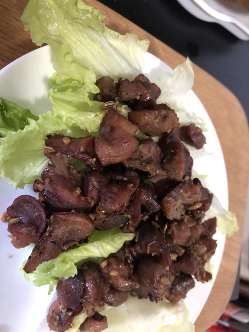香烤鸡胗丨健康·三餐