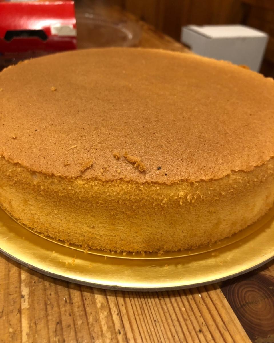 奶油蛋糕的戚风蛋糕坯（更新空气炸锅做法）