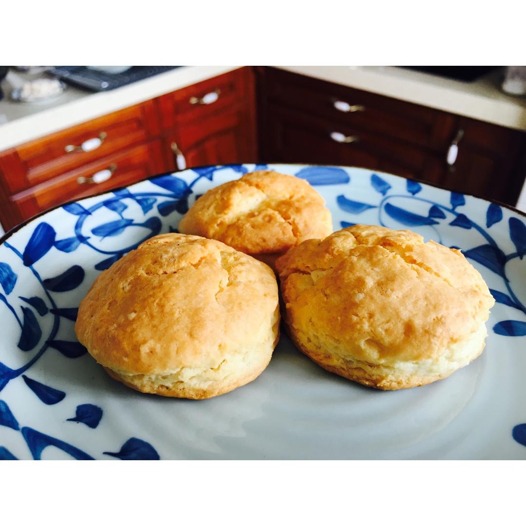 鲜奶油蔓越莓司康（超简易无蛋版）