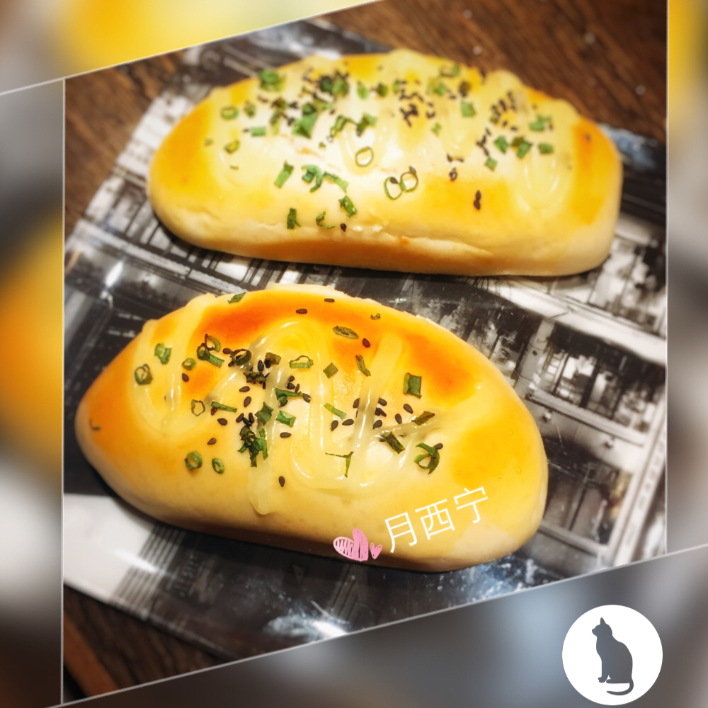 火腿肠早餐面包（一次发酵法）