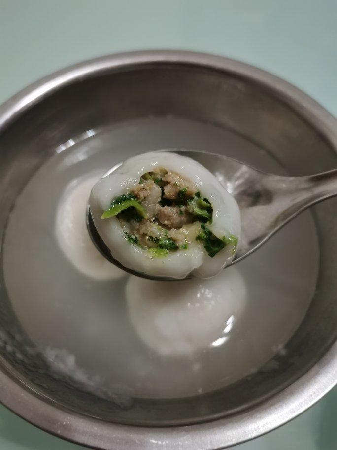荠菜鲜肉汤圆