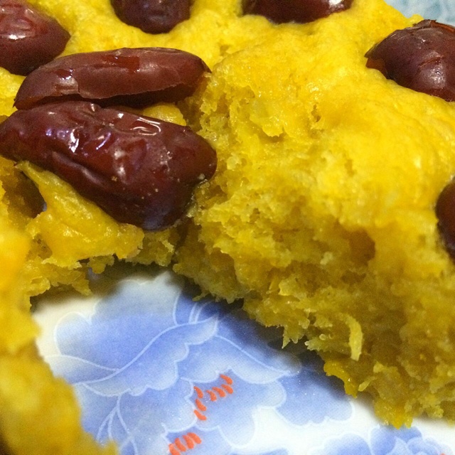 南瓜发糕（无水无油无糖配方）