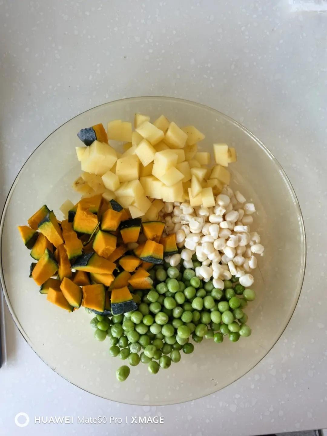 懒人必备～电饭煲腊肠焖饭