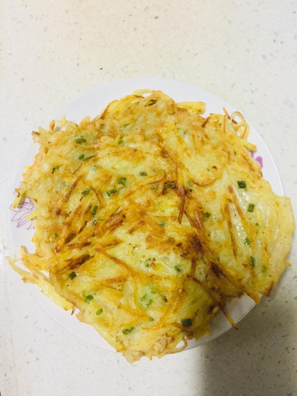 土豆丝煎饼