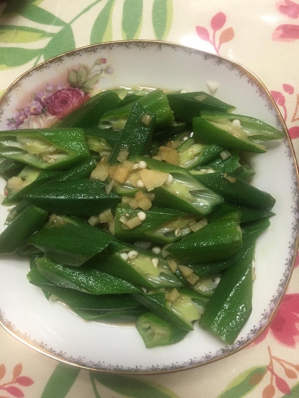 蒜蓉秋葵
